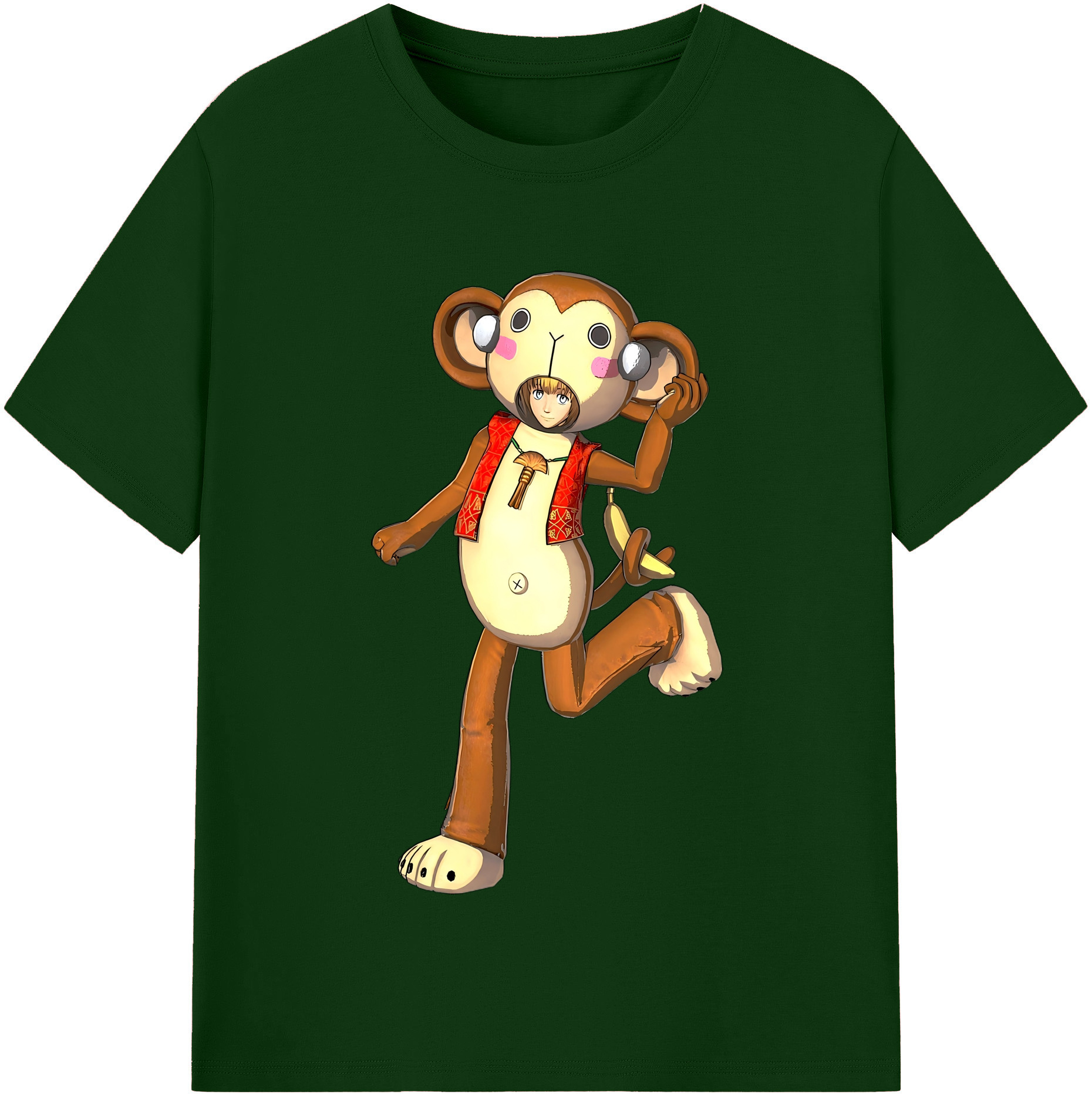 （画像用） 進撃の巨人 アルミン·アルレルト Attack on Titan Armin Arlert 綿100％半袖Tシャツ（フロントプリント）